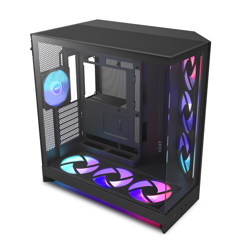 NZXT H9 H9 Flow RGB+ RGB Negro