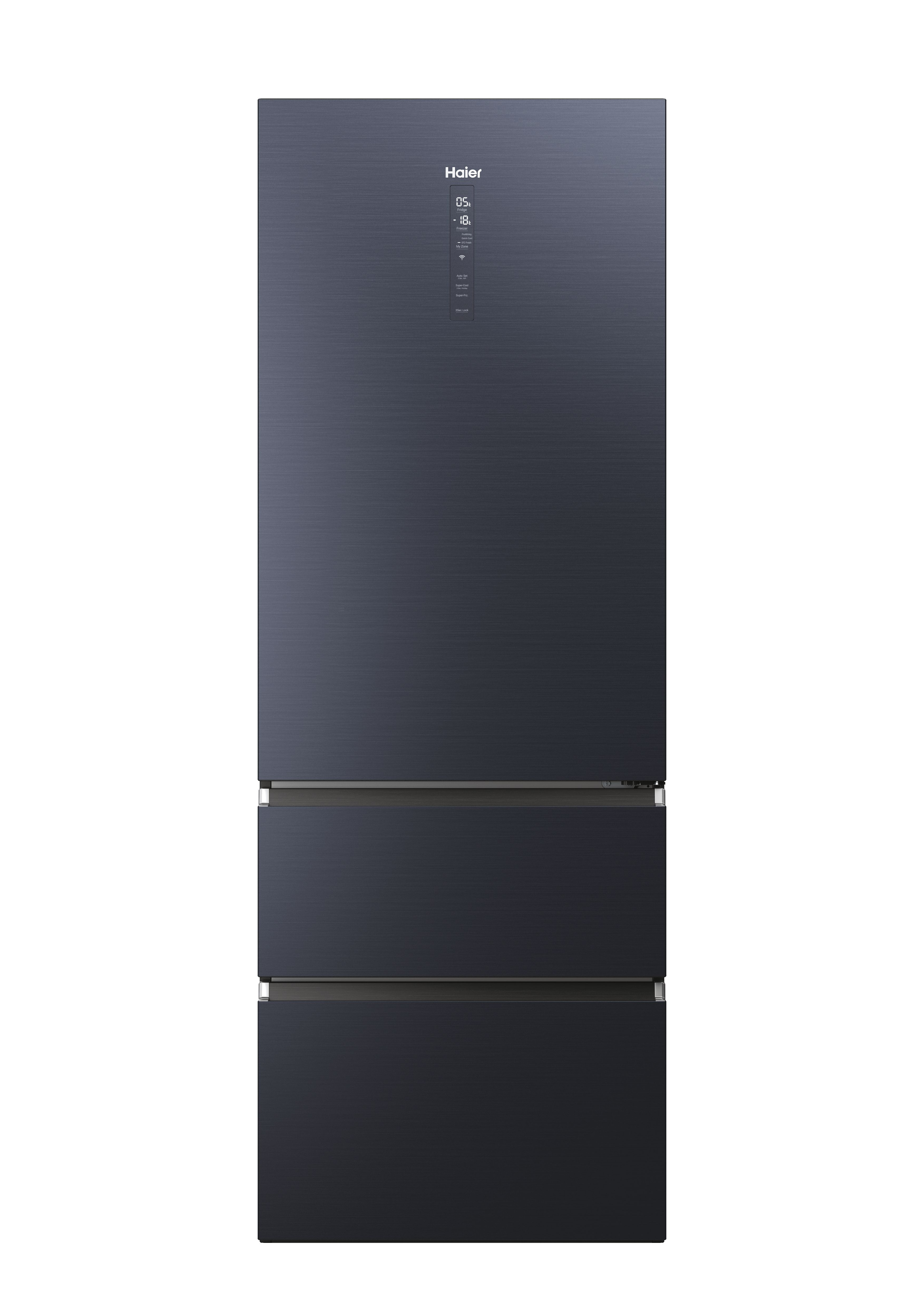 Haier - Frigorífico combi Haier Wifi, Total No Frost, 70 cm de ancho 3D 70 Series 7 - HTW7720ENMB.