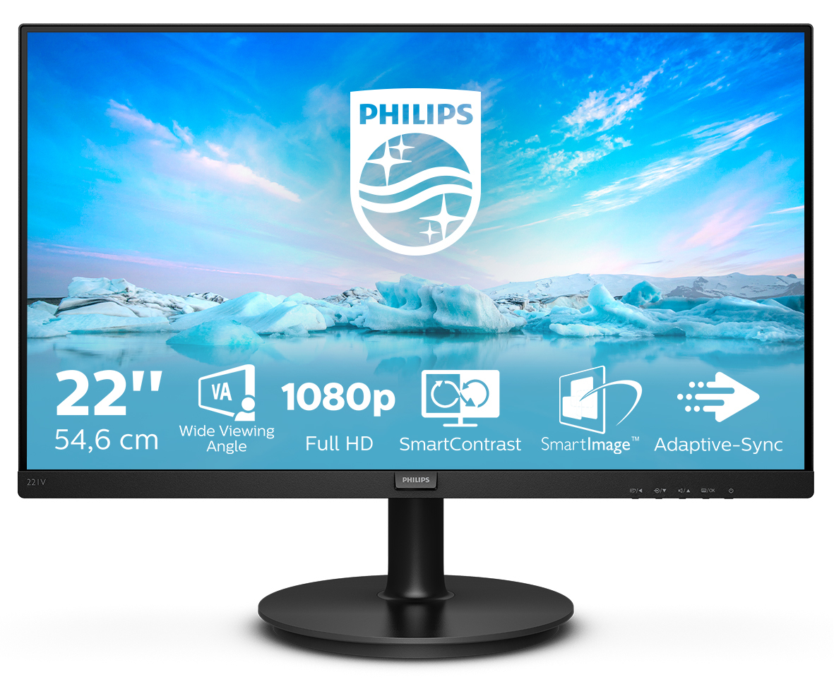 Philips V Line 221V8/00 pantalla para PC 54,6 cm (21.5") 1920 221V8/00