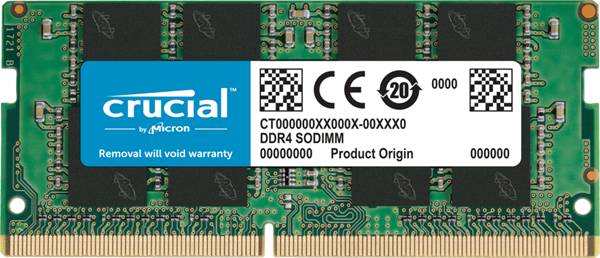 Crucial CT8G4SFRA32A - 8 GB - 1 x 8 GB - DDR4 - 3200 MHz CT8G4SFRA32A