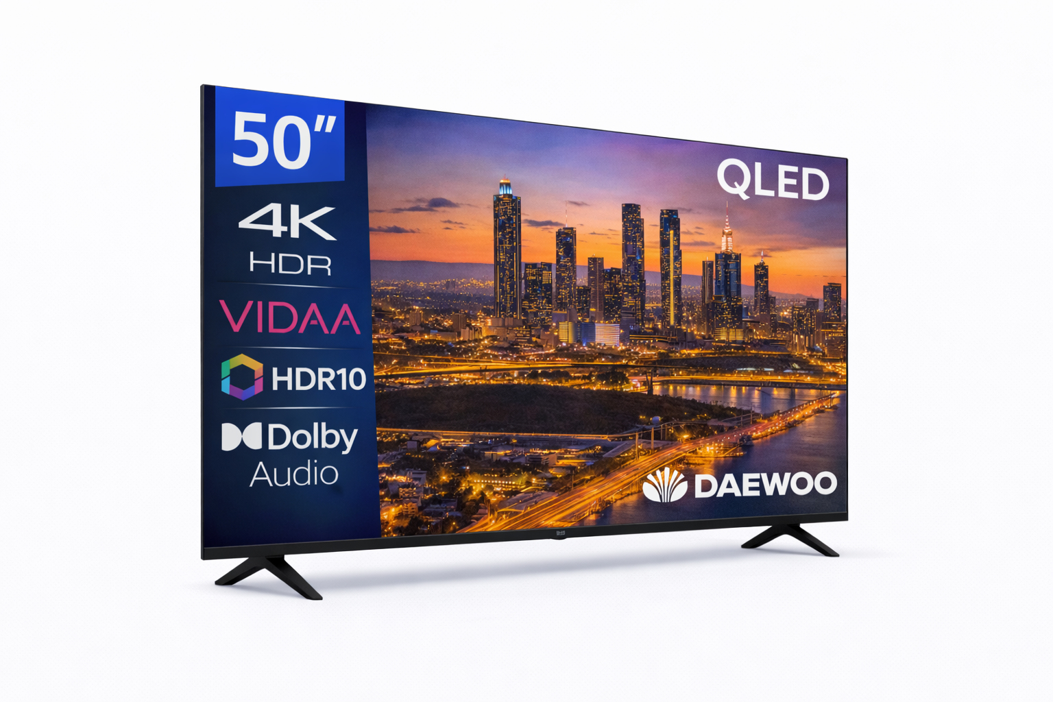 Televisor Daewoo 50VB56QV 50 pulgadas QLED 4K VIDAA Smart TV
