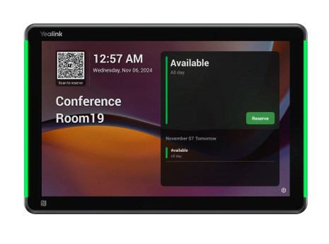 Yealink RoomPanel Plus E2 25,6 cm (10.1") 1280 x 800 Pixeles 1303196