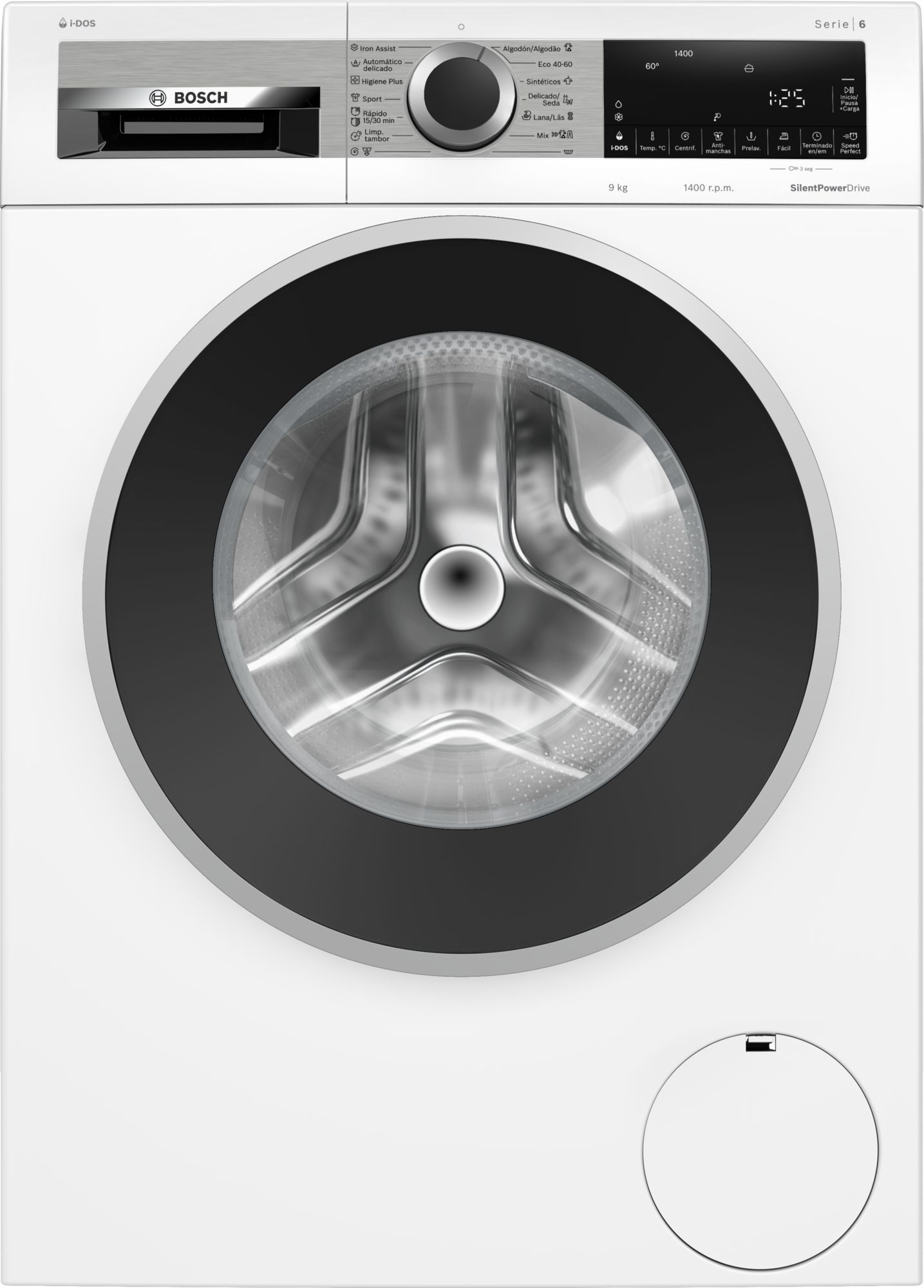 Bosch Serie 6 Lavadora de carga frontal 9 kg máx. 1400 rpm WGG244F1ES