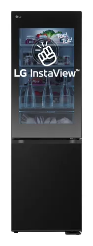 Frigorífico combi - LG GBG5160CEV, No Frost, 186 cm, 352 l, DoorCooling+™, Instaview™, ThinQ™, Acero negro grafito