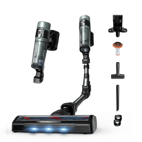 Rowenta X-Force Flex 10.80 de Rowenta, Aspiradora Sin Cable, Limpieza Profunda, 120 AW, con LEDs azules, Modelo para Alérgicos