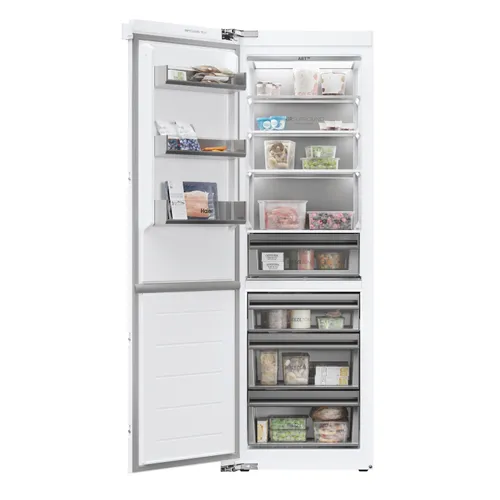 Haier - Congelador vertical integrable Haier, Compresor INVERTER Y Total No Frost Duo Cooling - HUT7518EWF.