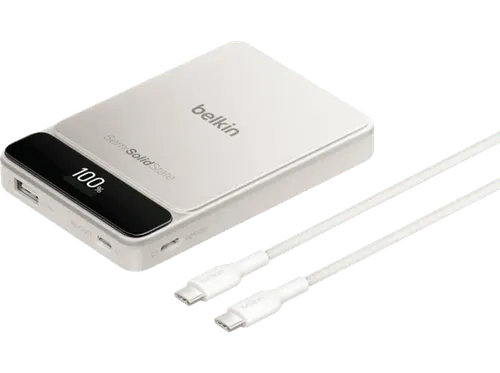 Powerbank - Belkin BPB044HQSA, 10000 mAh, 1x USB-A, 2x USB-C, 60W, Arena