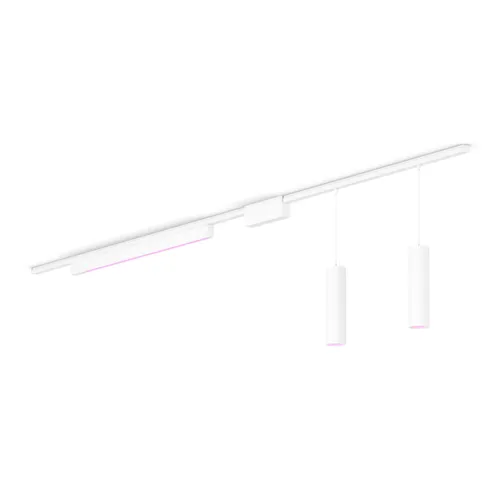 Philips Hue Perifo Kit Base De Techo Recto (2 Suspendidas, 1 Barra De Luz)
