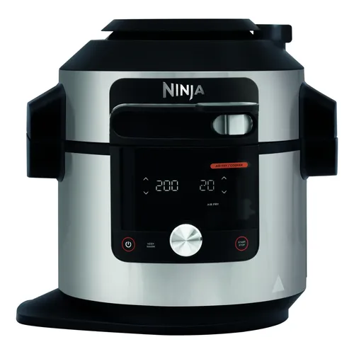 Olla a presión eléctrica Ninja Ninja SmartLid (7,5 L), 14 funciones, con termómetro de cocina | OL750EU | de SharkNinja