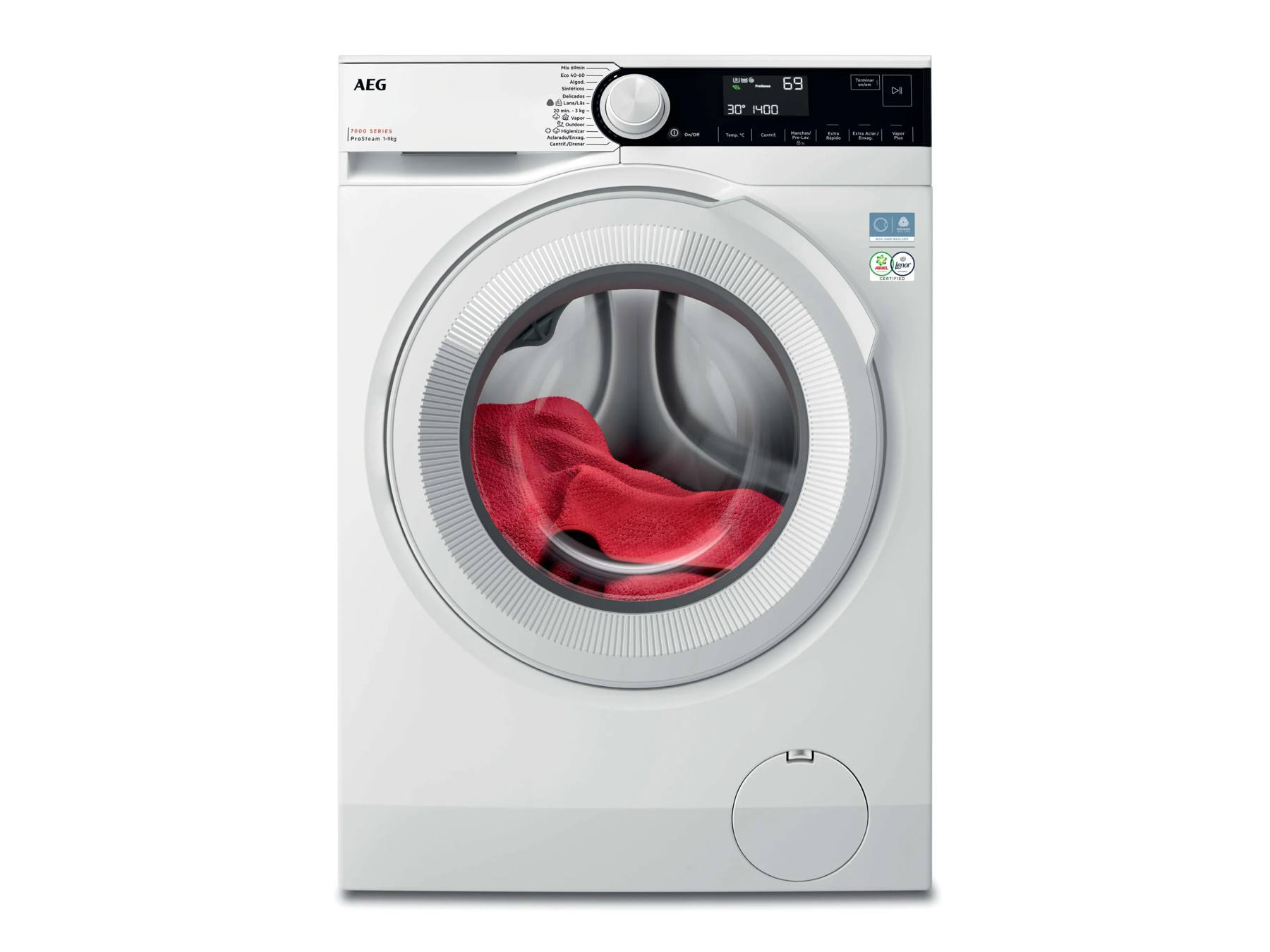 AEG - Lavadora AEG 9 kg - 1.400 rpm - LFR7394N2B.