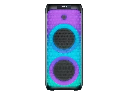 Altavoz de gran potencia - Vieta Party 110, 40 W, Con batería, Autonomía 10h, Bluetooth, Negro