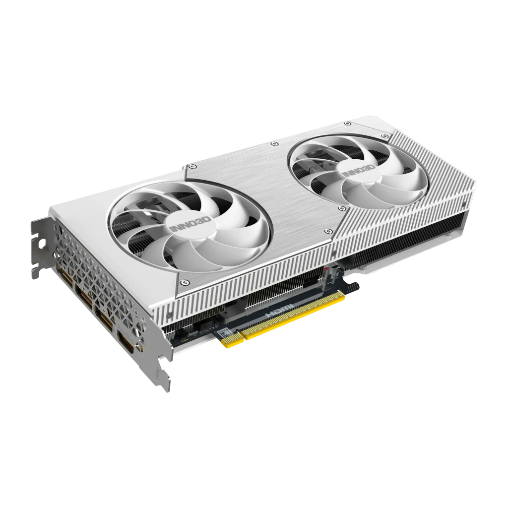 Tarjeta gráfica Inno3D GeForce RTX 5070 TWIN X2 OC 12GB GDDR7 Blanco