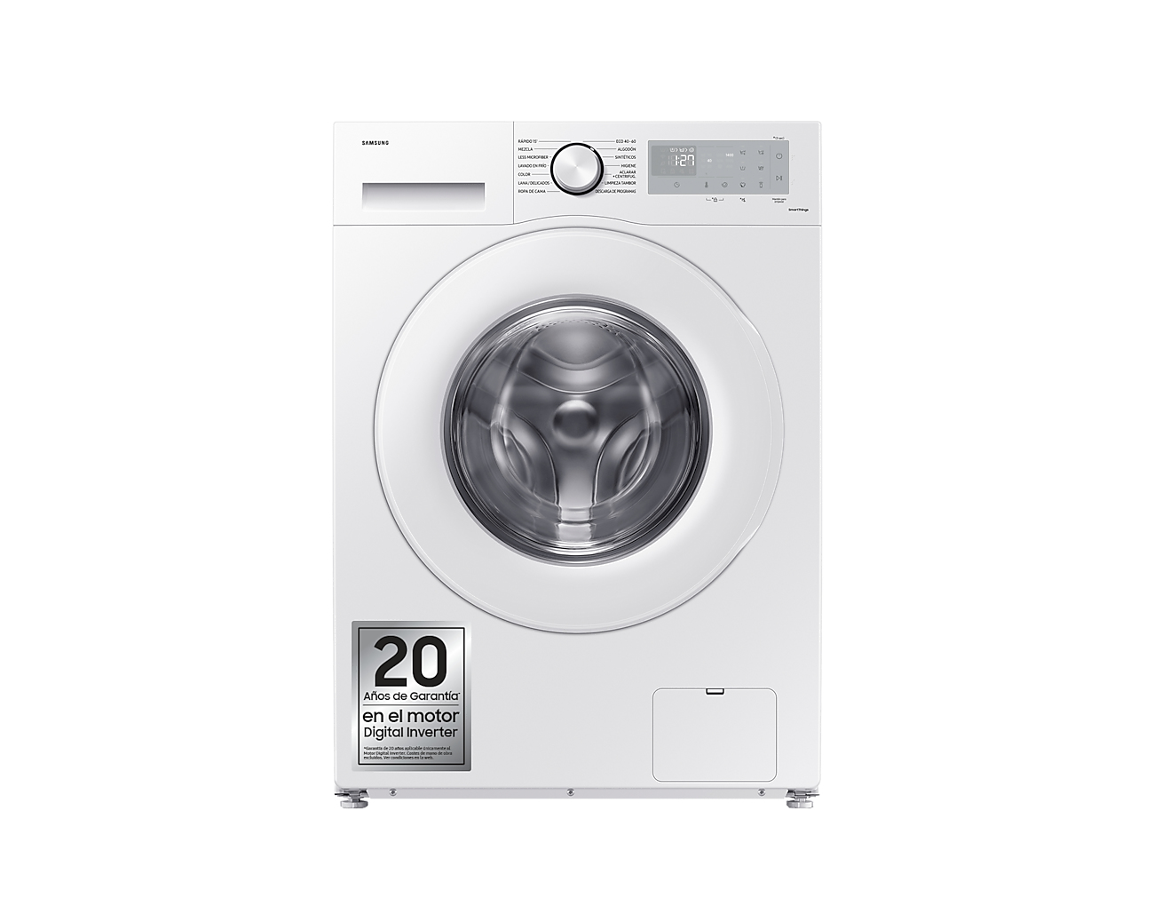 LAVADORA CARGA FRONTAL SAMSUNG WW80CGC04DTHEC 8 KG 1400 RPM A BLANCO