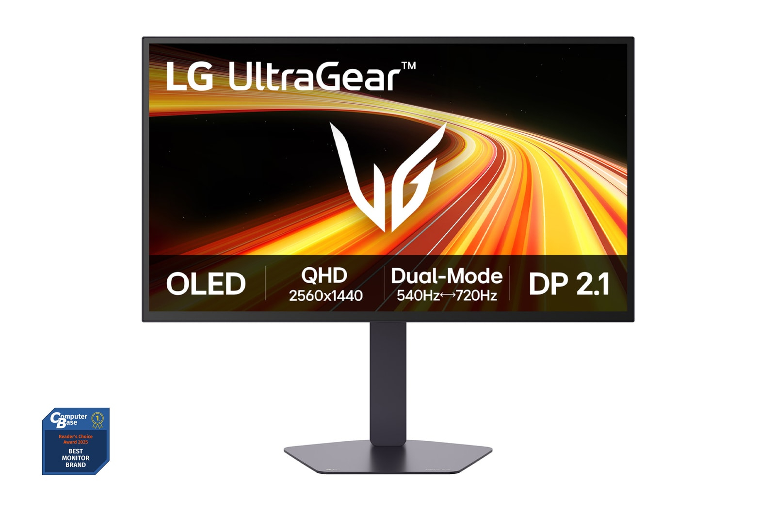 Monitor gaming - LG 27GX790B, 27 " QHD, Dual 540Hz-720Hz, 0.02 ms, OLED, Altura Ajustable, AMD FreeSync Premium Pro y NVIDIA G-SYNC, Negro
