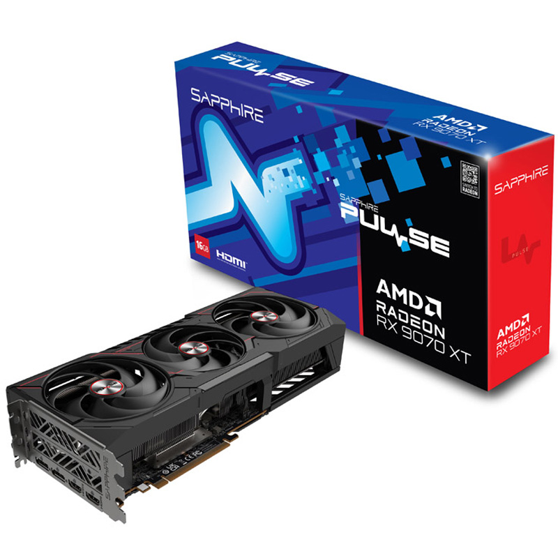 Sapphire Pulse AMD Radeon RX 9070 XT 16GB GDDR6