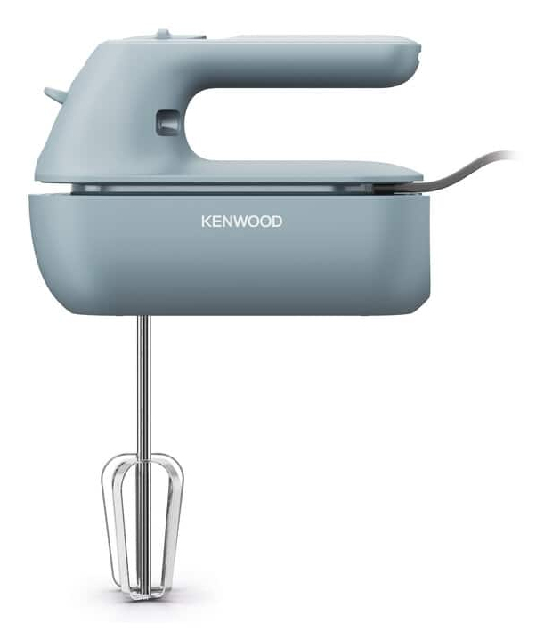 Amasadora de mano - Kenwood Quickmix Go HMP40.000GY, 350 W, 5 velocidades, Sistema SureEject, Azul Tormenta