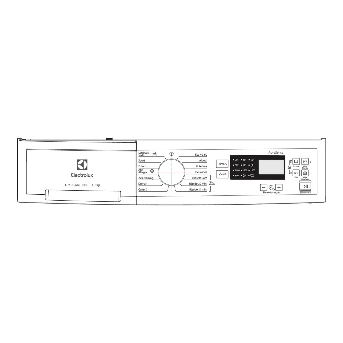 Electrolux panel mandos, blanco, Electrolux 140238194017