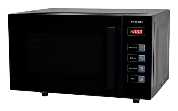 HORNO MICROONDAS SIN GRILL INFINITON MW-F102 20 LITROS NEGRO
