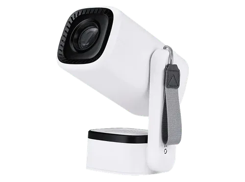 Mini proyector - NK TV350009, 1920 x 1080 píxeles, Android, 5000 h, Full-HD, 180 lm, Blanco