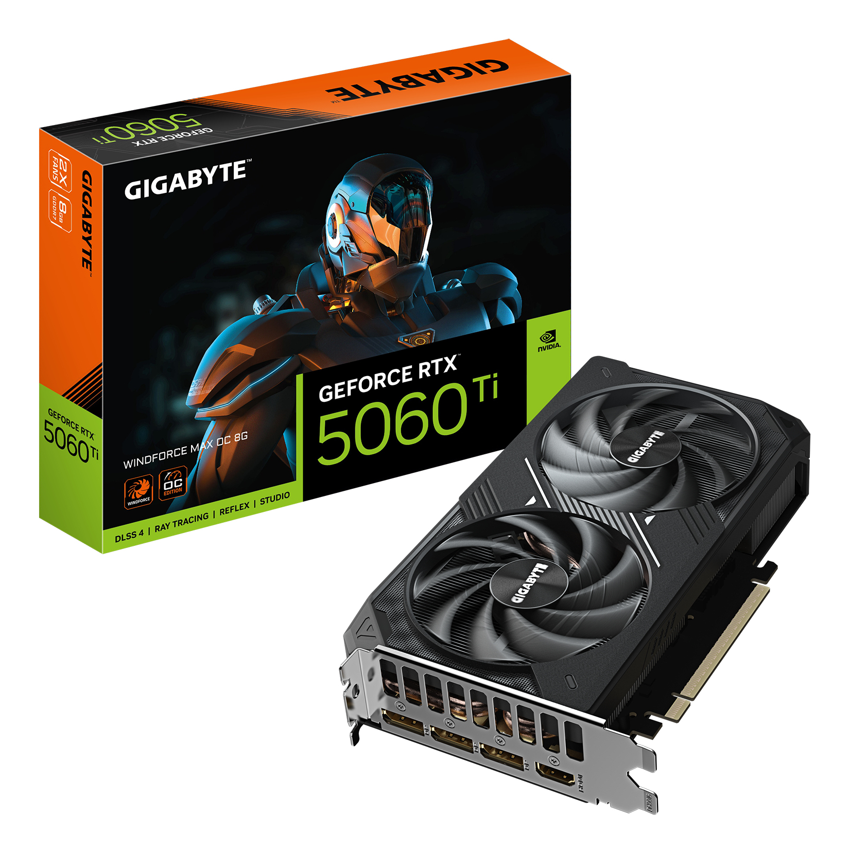 Gigabyte GeForce RTX 5060 Ti Windforce Max OC 8GB GDDR7 DLSS4