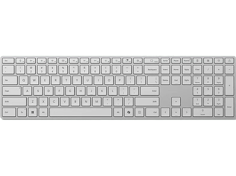 Teclado inalámbrico - Microsoft EP2-040201, Bluetooth, Para Surface, Gris