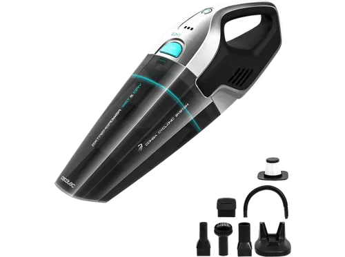 Aspirador de mano - Cecotec Conga Immortal ExtremeSuction, 11,1 V Hand, 75 W, 5,5 kPa, Para sólidos y líquidos, Multicolor