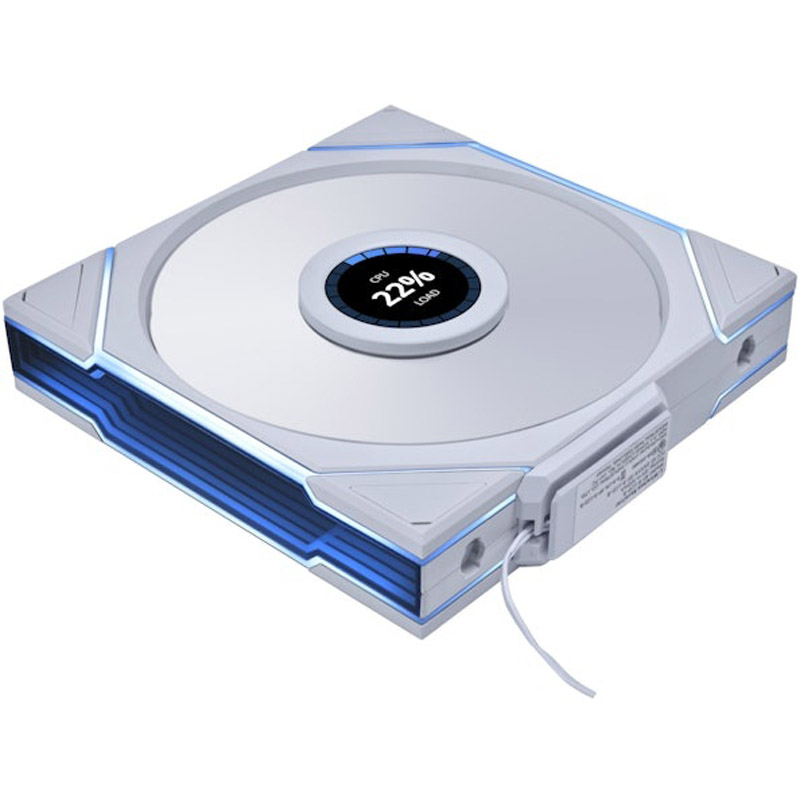 Lian Li Uni Fan TL140 Wireless LCD ARGB Reverse 140mm Blanco