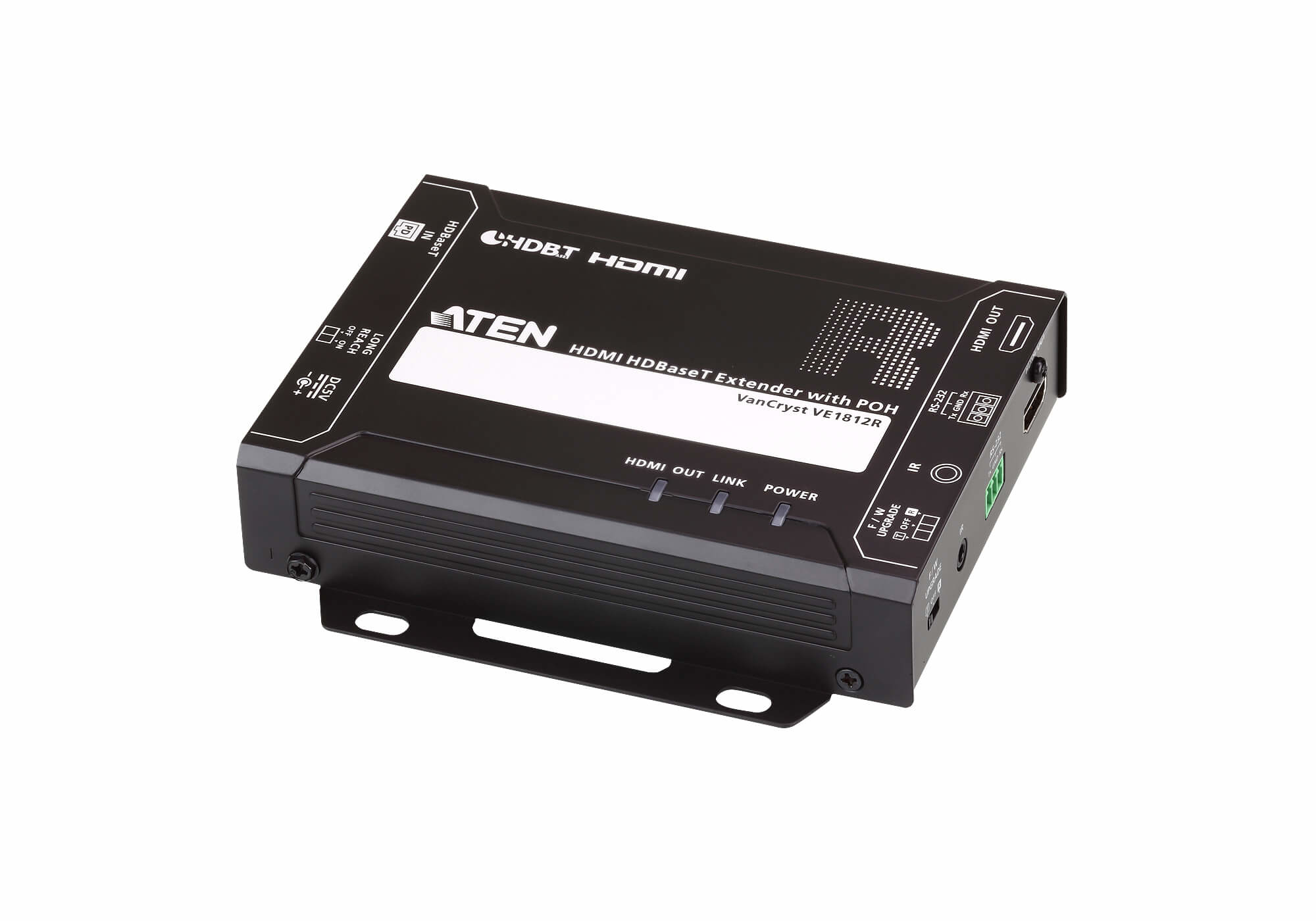 ATEN VE1812R-AT-G extensor audio/video Receptor AV Negro VE1812R-AT-G