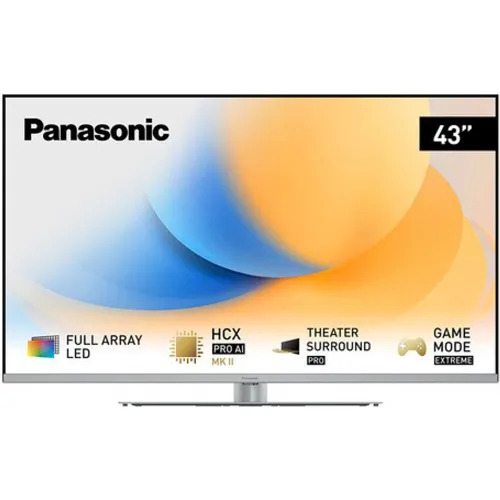 Panasonic - TV LED 108 cm (43") Panasonic TV-43W93AE6, UHD 4K, Full Array LED - Ultra local dimming, Dolby Vision IQ, Smart TV.