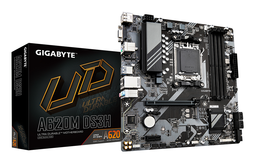 GIGABYTE AMD A620M DS3H Socket AM5
