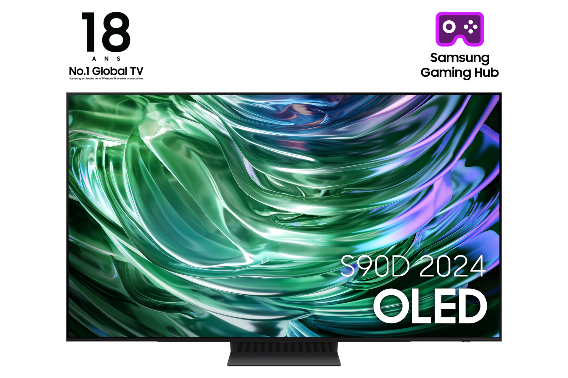TV OLED 77" - Samsung TQ77S90DAEXXC, 4K, Procesador NQ4 AI Gen2, Smart TV, DVB-T2 (H.265), Graphite Black