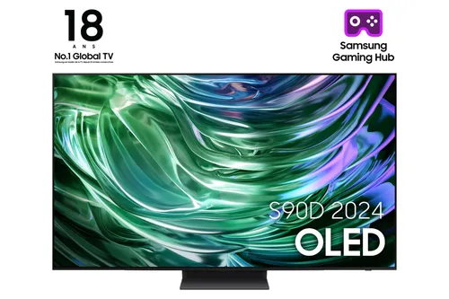TV OLED 77" - Samsung TQ77S90DAEXXC, 4K, Procesador NQ4 AI Gen2, Smart TV, DVB-T2 (H.265), Graphite Black