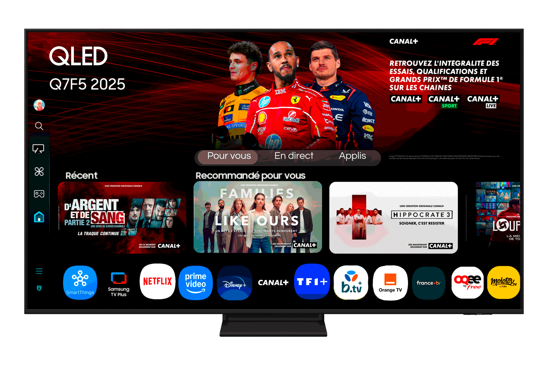 Samsung TQ55Q7F5AU 55" 4K Ultra HD QLED Smart TV Wifi