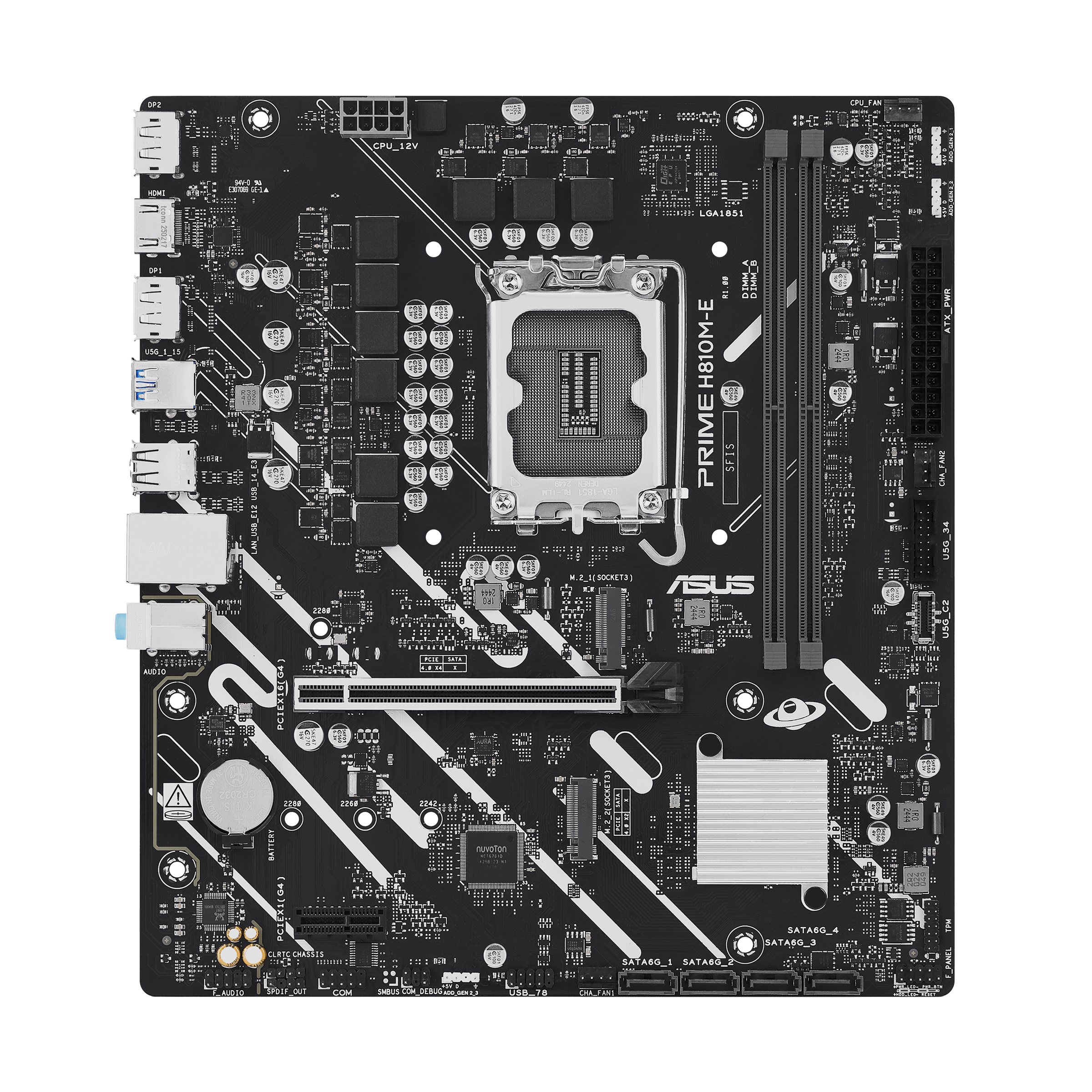 Asus Intel PRIME H810M-E-CSM LGA 1851 (Socket V1)