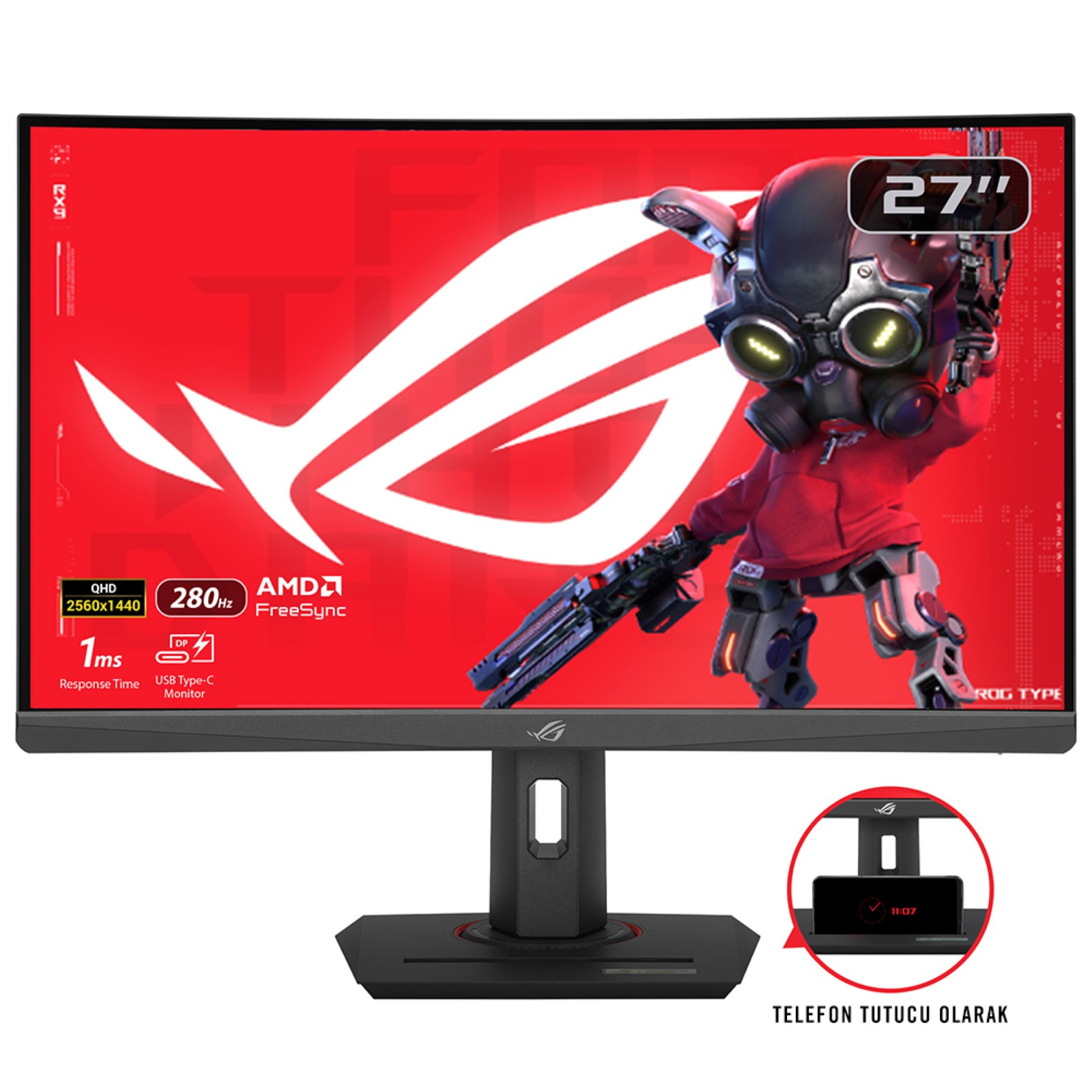 ASUS ROG Strix XG27WCMS pantalla para PC 68,6 cm (27") 90LM09Y1-B01370