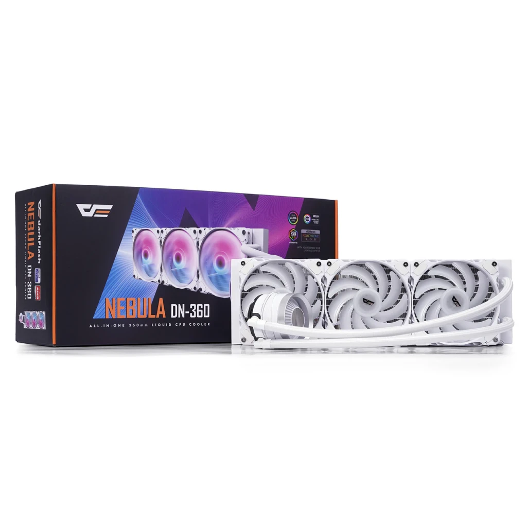 Refrigeración Líquida Darkflash Nebula DN 360 ARGB 360mm Blanco