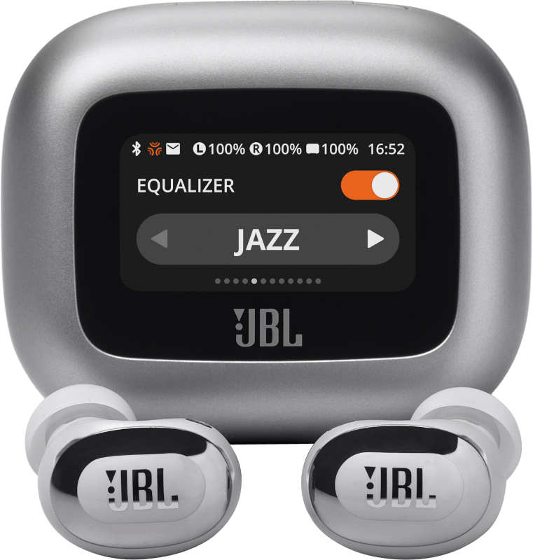 Auriculares JBL Live Buds 3 Cancelación de Ruido TWS Bluetooth 5.3 Plata