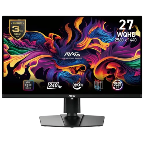 MSI MAG 271QPXDE E2 27" QHD QD-OLED 240 Hz Negro