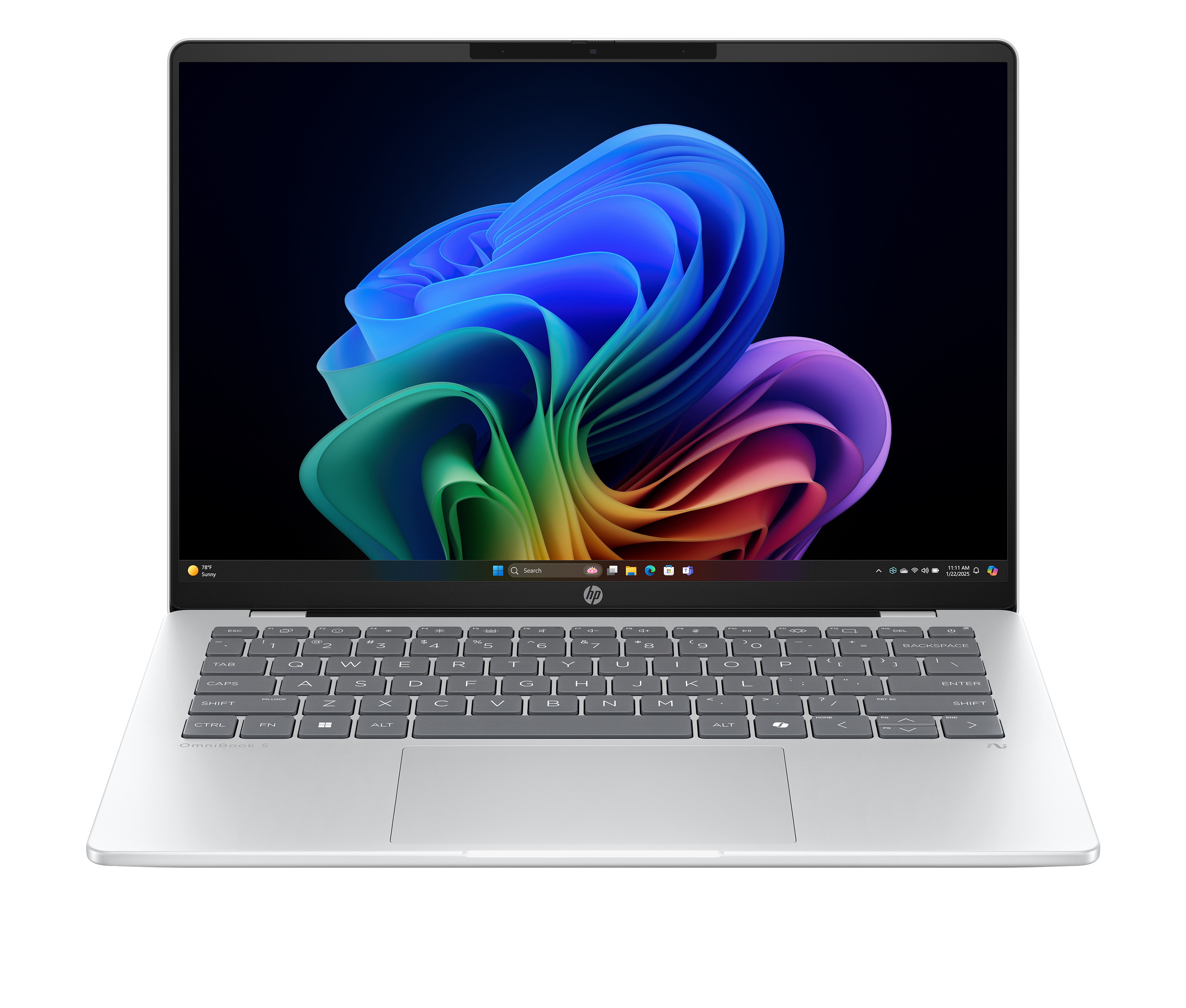 Portátil - HP OmniBook 5 Next Gen AI 14-he0015ns Copilot+PC, 14 " DCI 2K, Snapdragon X1-26-100 45 TOPS, 16GB RAM, 512 GB SSD, W11 Home, Sin cargador
