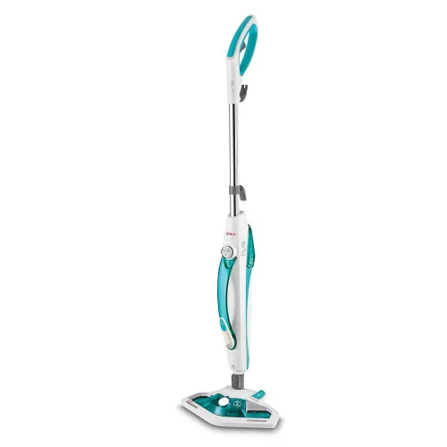 Escoba de vapor - Polti Vaporetto SV450 Double, 0.3 l, 1500 W, Hasta 5 bares, 2.7 m², Blanco y verde