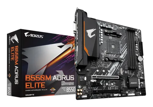 Gigabyte B550M AORUS ELITE AMD B550 Zócalo AM4 B550M AORUS ELITE