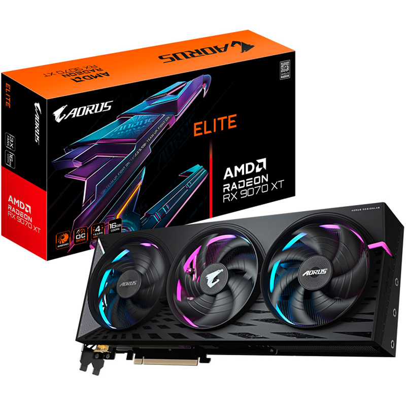 Gigabyte AORUS Radeon RX 9070 XT ELITE 16GB GDDR6