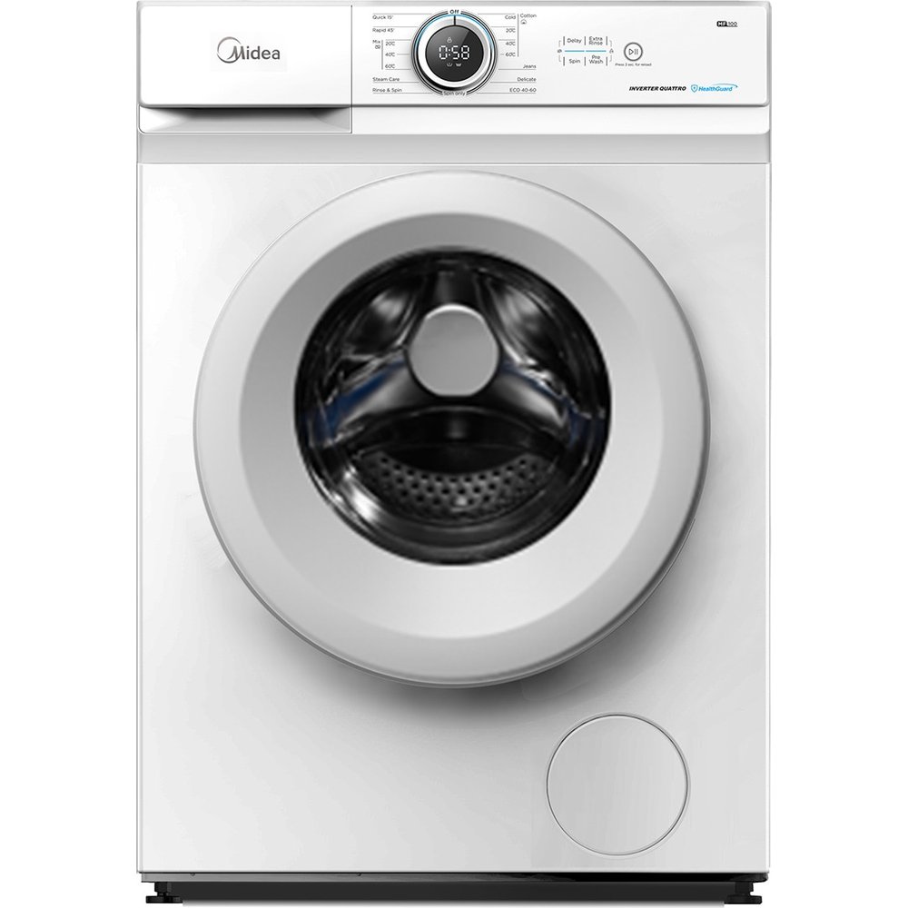 Midea - Lavadora Midea 8 kg- 1.200 rpm- MF100W80B-1-W-ES.