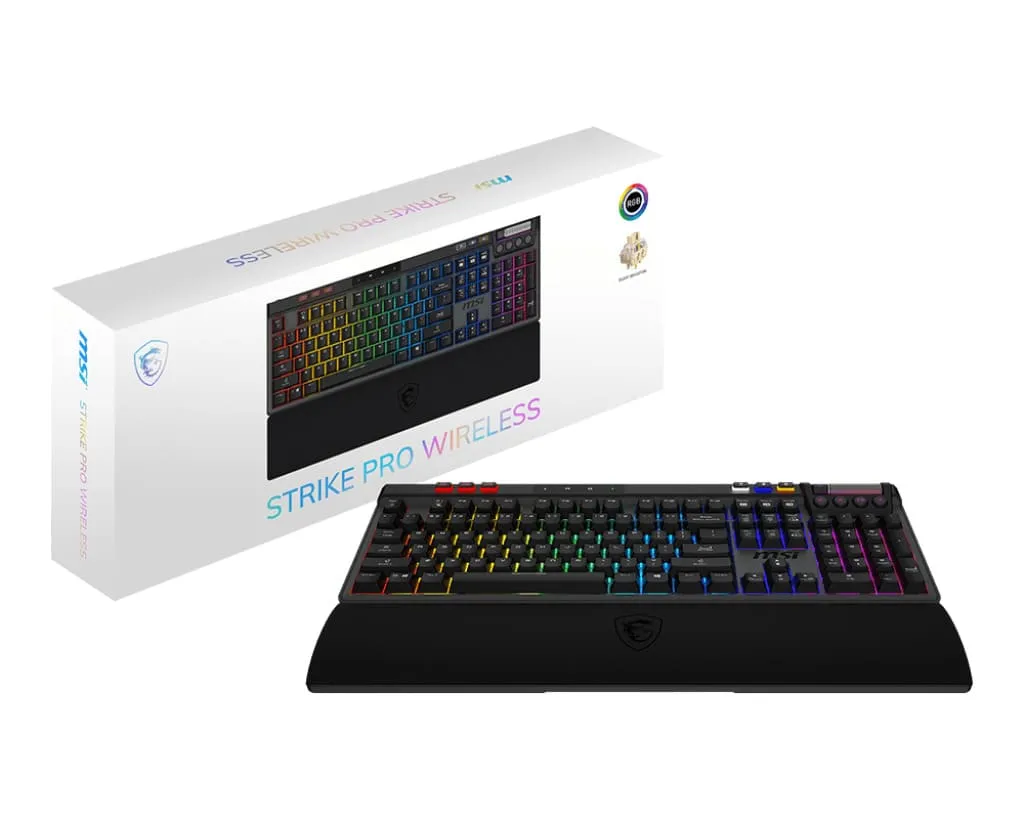 Teclado Gaming MSI Strike Pro Wireless Silent ES