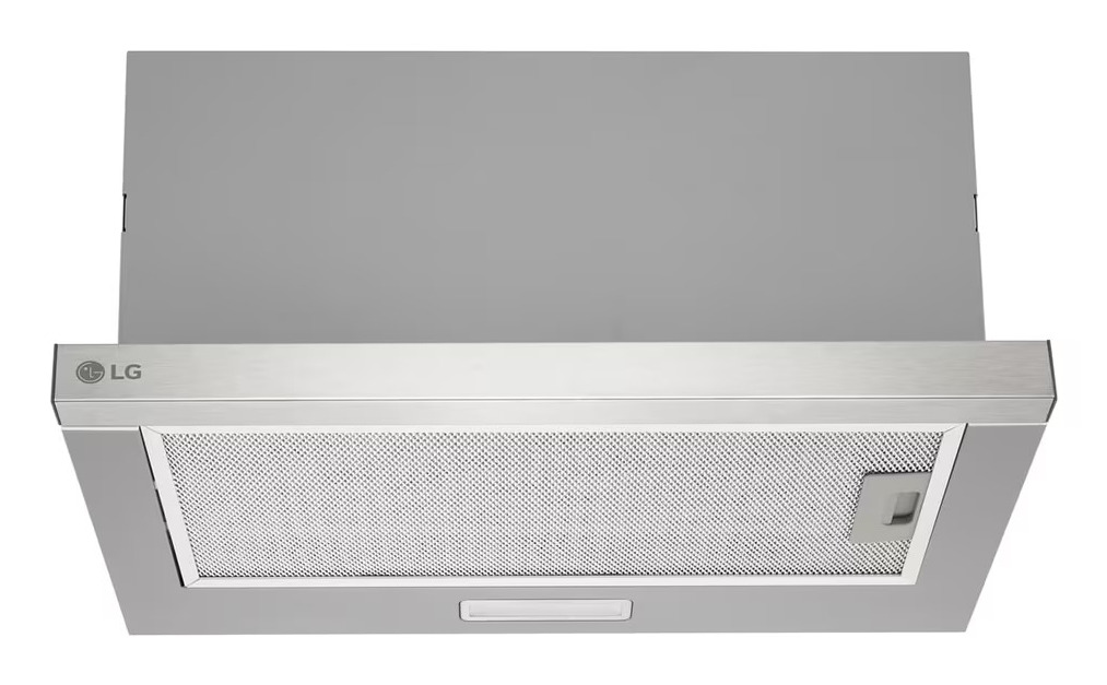 Campana convencional - LG HT3Z2413S, 2 Niveles de Extracción, 640 m³/h, 59.5 cm, Iluminación LED, Acero inoxidable