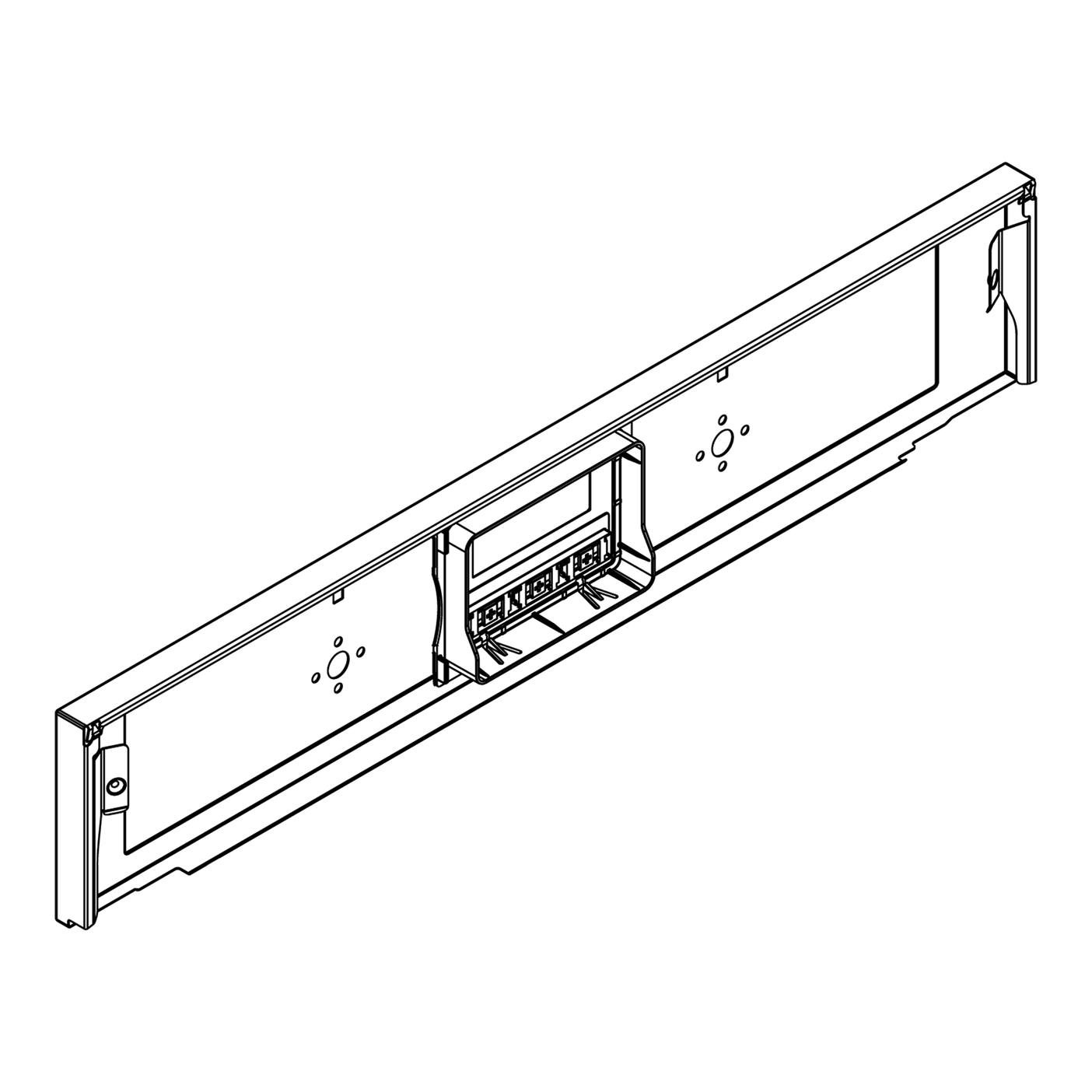 Electrolux panel mandos, inox 140234723041