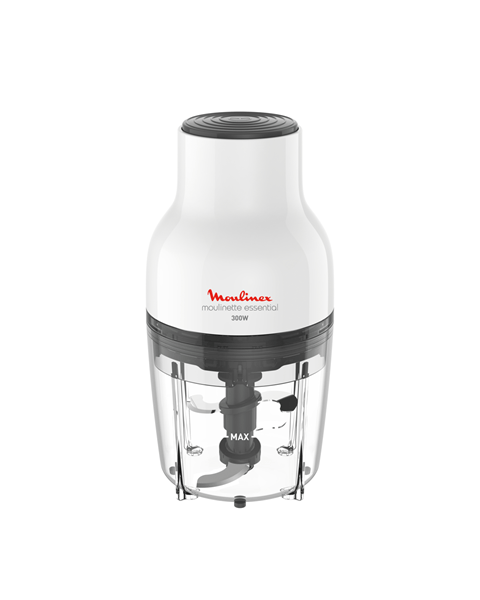 Picadora - Moulinex DJ5201, 300 W, 4 cuchillas de acero inoxidable, Blanco
