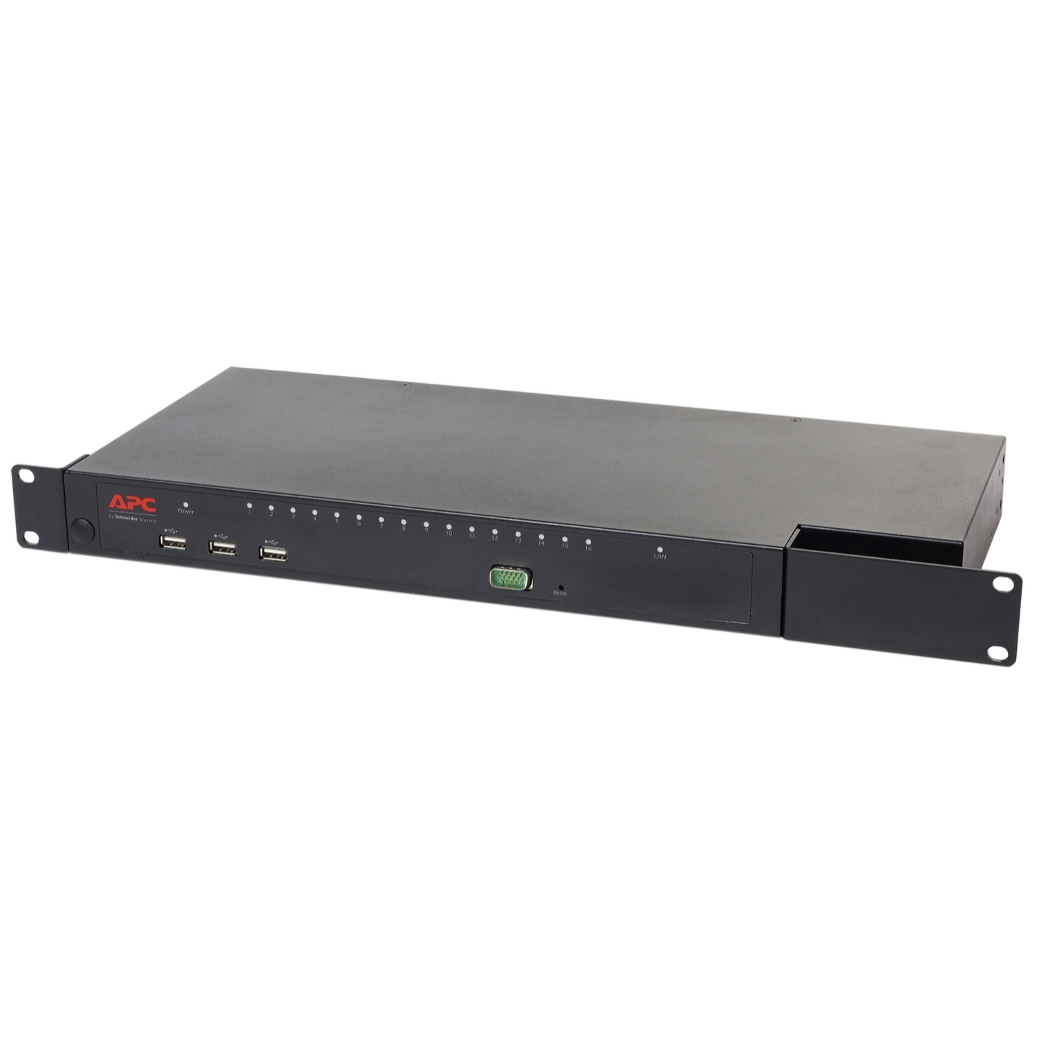 APC KVM 2G, Digital/IP, 1 Usuario Remoto/1 Usuario Local, 16 KVM1116R