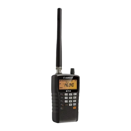 Escáner de frecuencias Albrecht AE 75H 27075 NiMH 2300mAh Negro