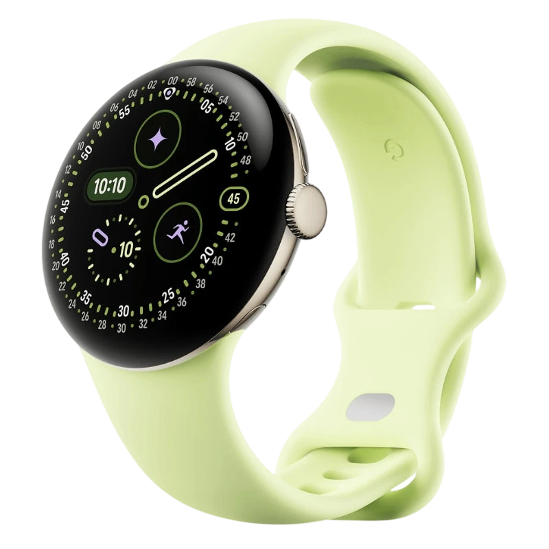 Google Pixel Watch 4 41mm 4G LTE Oro con Correa Verde - Reloj Inteligente
